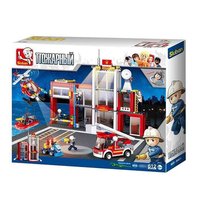 Конструктор Sluban Пожарный, 612 элементов - M38-B0631