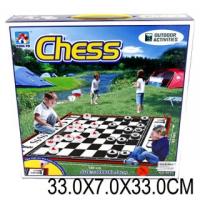 Настольная игра Шахматы|шашки  напольные, поле 93*130 см - 5811