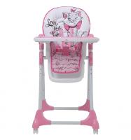 Стул для кормления Polini *470* *Кошка Мари*, розовый