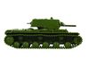 Сборная модель Zvezda Советский тяжелый танк КВ-1 обр 1940г, масштаб 1:100 - ZV-6141