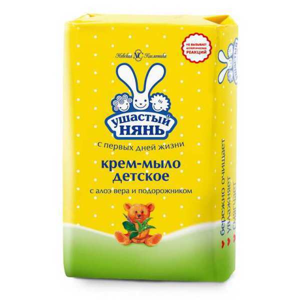 Крем-мыло Ушастый нянь с алоэ 90г - 10199К|09551