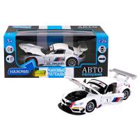 Машинка Автопанорама BMW Z4 GT3, масштаб 1:24 - JB1200123