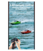 Радиоуправляемый катер HJ Toys Chasing Waves PRO RTR 2.4G - HJ818PRO-GREEN-BAG