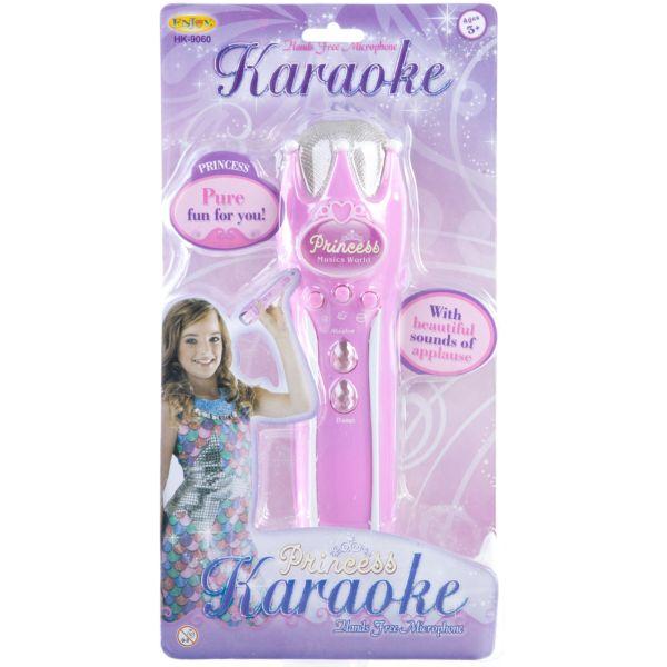 Микрофон Yako Toys Princess Karaoke cо звуками, аплодисментами - Б81563