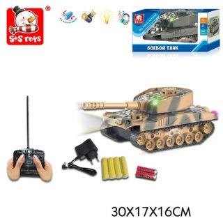 Радиоуправляемый танк Наша Игрушка, свет, звук - 100026576