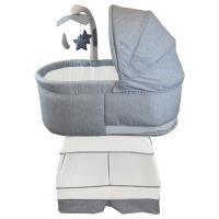 Колыбель Bliss Deluxe голубой меланж - BA302-CBY