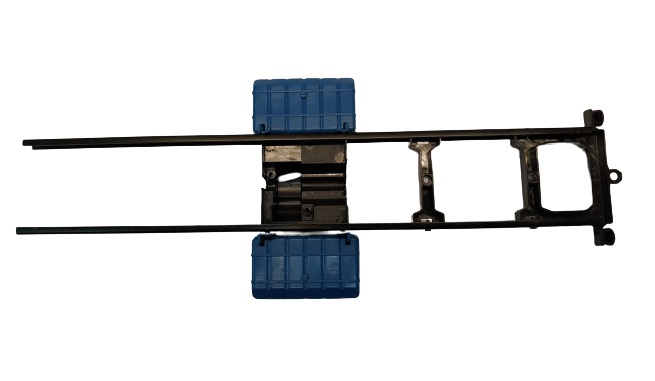 Рама в сборе с задним бампером и топливными баками для модели B24 (Газ-66) - b24-04