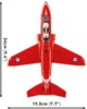 Конструктор COBI Самолёт BAe Hawk T1 Red Arrows, 389 элементов - COBI-5844