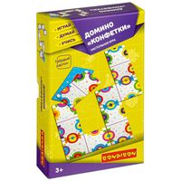 Настольная игра ДОМИНО *КОНФЕТКИ* Играй Думай Учись Bondibon - ВВ4704
