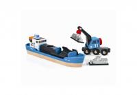 Корабль с краном погрузчиком BRIO - 33534
