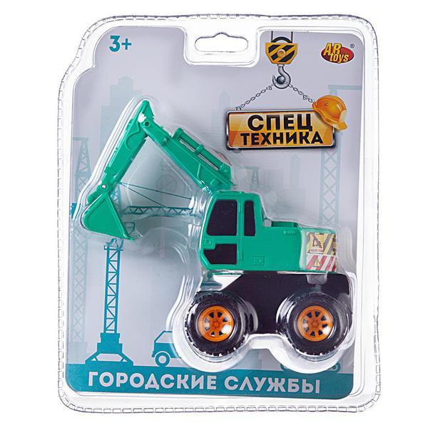 Машинка инерционная Abtoys Спецтехника Экскаватор мини - C-00461