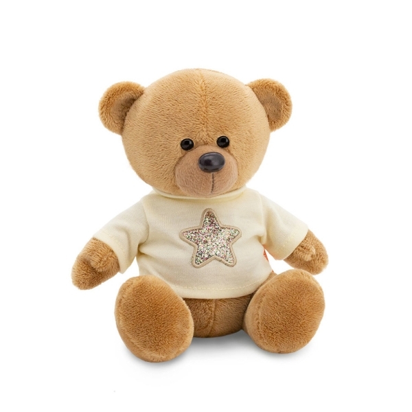 Мягкая игрушка Orange Toys *Медведь Топтыжкин. Звезда*, цвет: коричневый, 17 см - MA1992|17