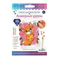 Набор для творчества Алмазные узоры Открытка Лисичка - 06166