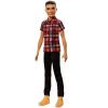 Кукла Barbie Fashionistas Кен в клетчатой рубашке 33 см - FNH41