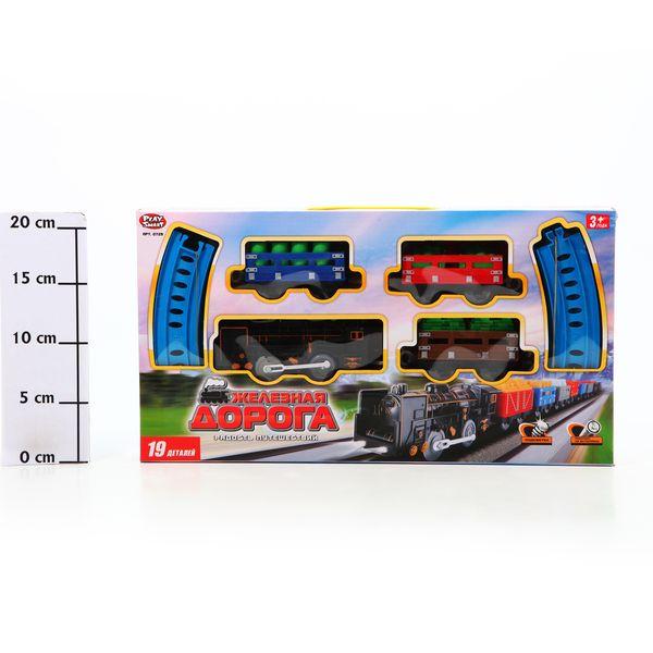 Железная дорога PLAY SMART, 20 деталей, 39*21*5,5 см, Box - 0729