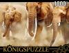 Пазл Konigspuzzle *Стадо слонов*, 1000 элементов - КБК1000-6464