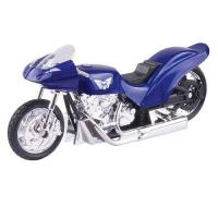 Коллекционная модель мотоцикла Motormax MX Series Drag Bike, синяя