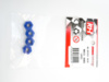 Пластиковые колёсные шестигранники 4 шт для Remo Hobby 1:8, тюнинг, синие - RP2021-BLUE