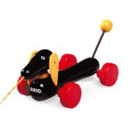 Каталка-такса маленькая на веревочке BRIO - 30332