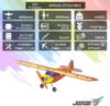 Радиоуправляемый самолет для сборки DW-Hobby E31 600mm J3-Firebird - E3101