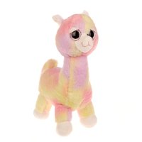 Мягкая игрушка Fluffy Family Альпака Радуга 25 см - 681758