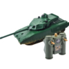 Радиоуправляемый танковый бой R-Wings Армата T14 + M1 Абрамс США масштаб 1:28 2.4G - RWG99852