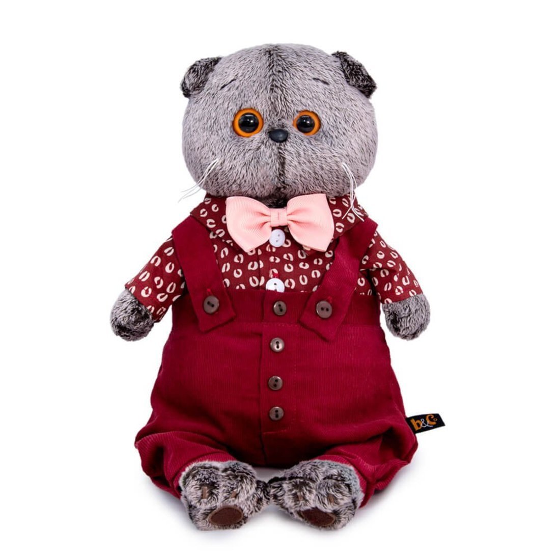 Мягкая игрушка Budi Basa Басик в кофейном комплекте 22 см - Ks22-206