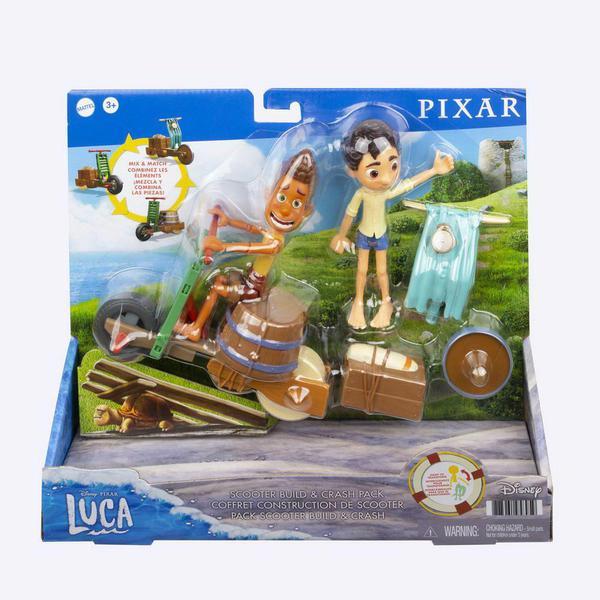Игровой набор Mattel Luca Скутер Строй и круши - GXK62