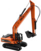 Металлический гусеничный экскаватор HUI NA TOYS масштаб 1:50 - HN1722-ORANGE