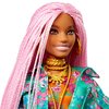 Кукла Mattel Barbie Экстра с розовыми косичками - GXF09