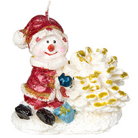 Свеча Snowmen *Снеговик с шишкой* - Е50508