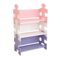 Система хранения KidKraft *Пазл*, пастель (Puzzle Bookshelf - Pastel) - 14415_KE