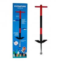 Прыгалка-кузнечик погостик 1toy, черно-красная - Т11459