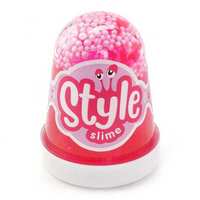 Слайм Style Slime с шариками *Розовый с ароматом клубники*, 130мл - Сл-022