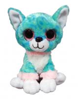 Мягкая игрушка ABtoys Собачка голубая, 15 см - M0028