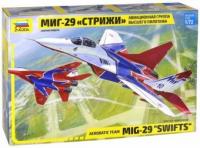 Сборная модель Самолет МиГ-29 авиагруппа Стрижи масштаб 1:72 - 7310П