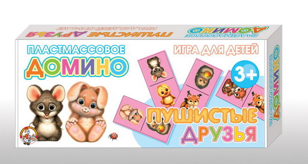 Настольная игра Десятое королевство Домино Пушистые друзья - 00626ДК