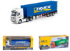 Металлический грузовик контейнеровоз HUI NA TOYS масштаб 1:50 - HN1732-BLUE