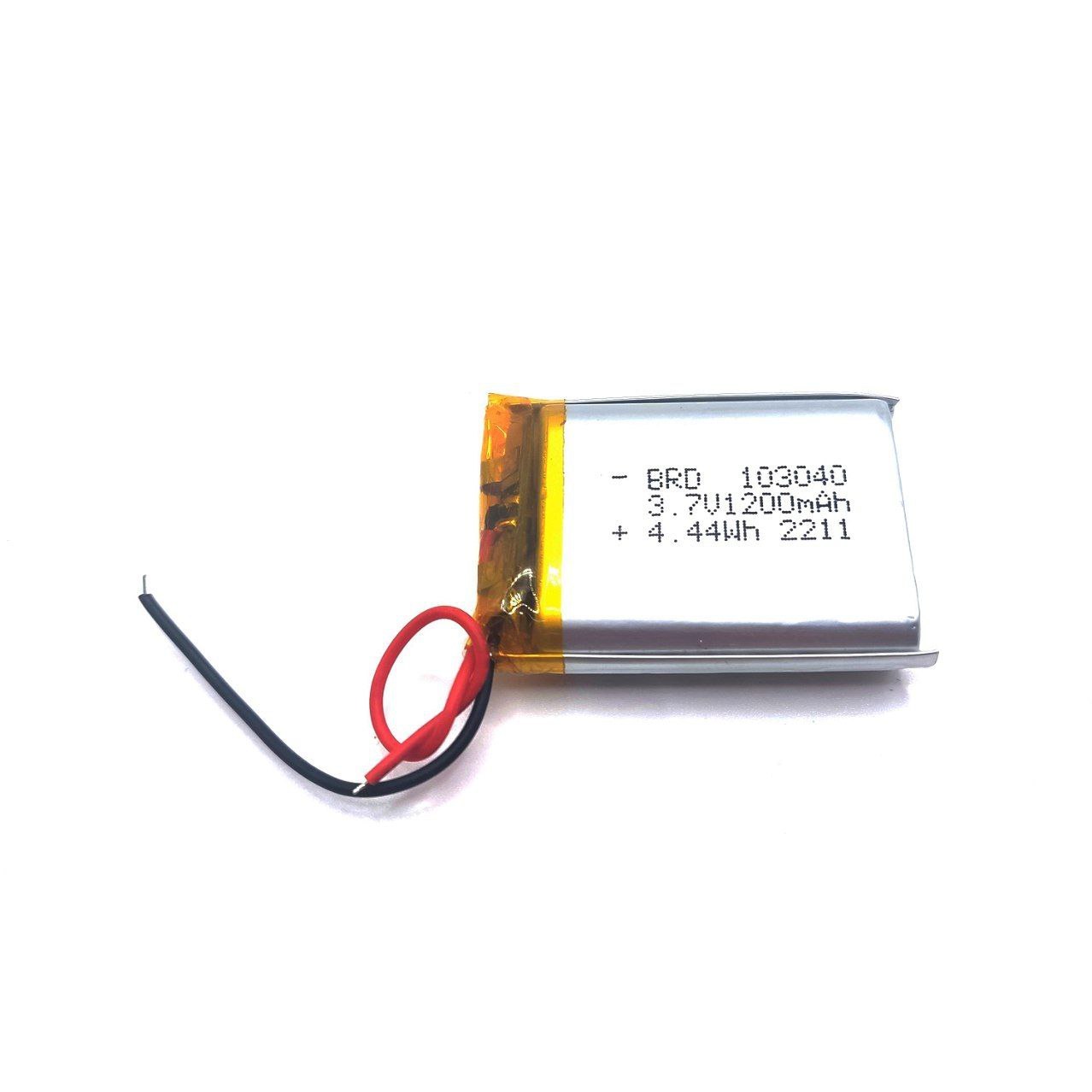 Аккумулятор HJ Li-Po 3.7v 1200mah модель 103040 - lipo-37-1200-103040
