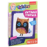 Набор для творчества Bondibon *Картина из ниток. Сова* - ВВ1696