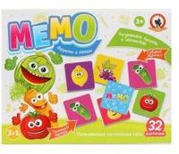 Настольная игра Русский Стиль Мемо Фрукты и овощи - 03454