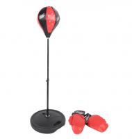 Набор для бокса 1TOY с грушей, базой 32 см, стойкой 80-100 см - Т59876