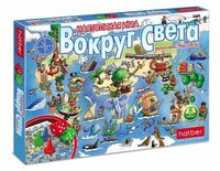 Настольная игра Hatber Вокруг света, ходилка - Ин2_22314