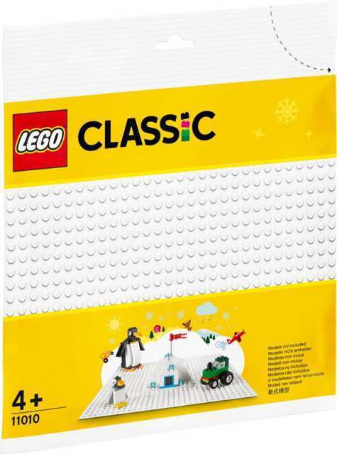 Конструктор LEGO Classic Белая базовая пластина - 11010-L