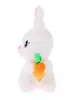 Мягкая игрушка Fluffy Family Зайка с морковкой 18 см - 682116
