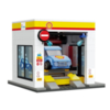 Конструктор Double E Cada автомойка Shell, 294 элементов - C66030W