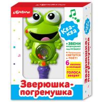 Зверюшка-погремушка Азбукварик Ква-ква - 28224-4