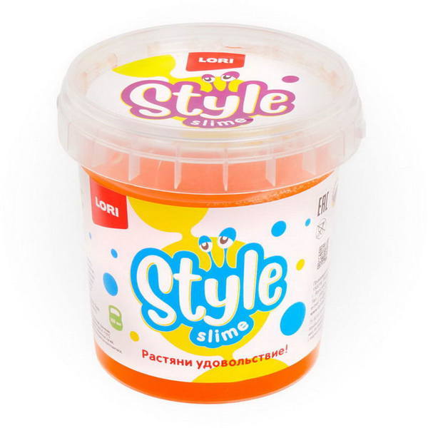Слайм Style Slime, классический *Оранжевый с ароматом апельсина*, 150мл - Сл-002