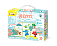 Настольная игра Десятое королевство Лото пластик *Силуэты* серия 10KOR PLASTIC - 04007ДК