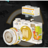Конструктор RToy 3D из миниблоков Ретро фотоаппарат, 508 элементов - WL2163